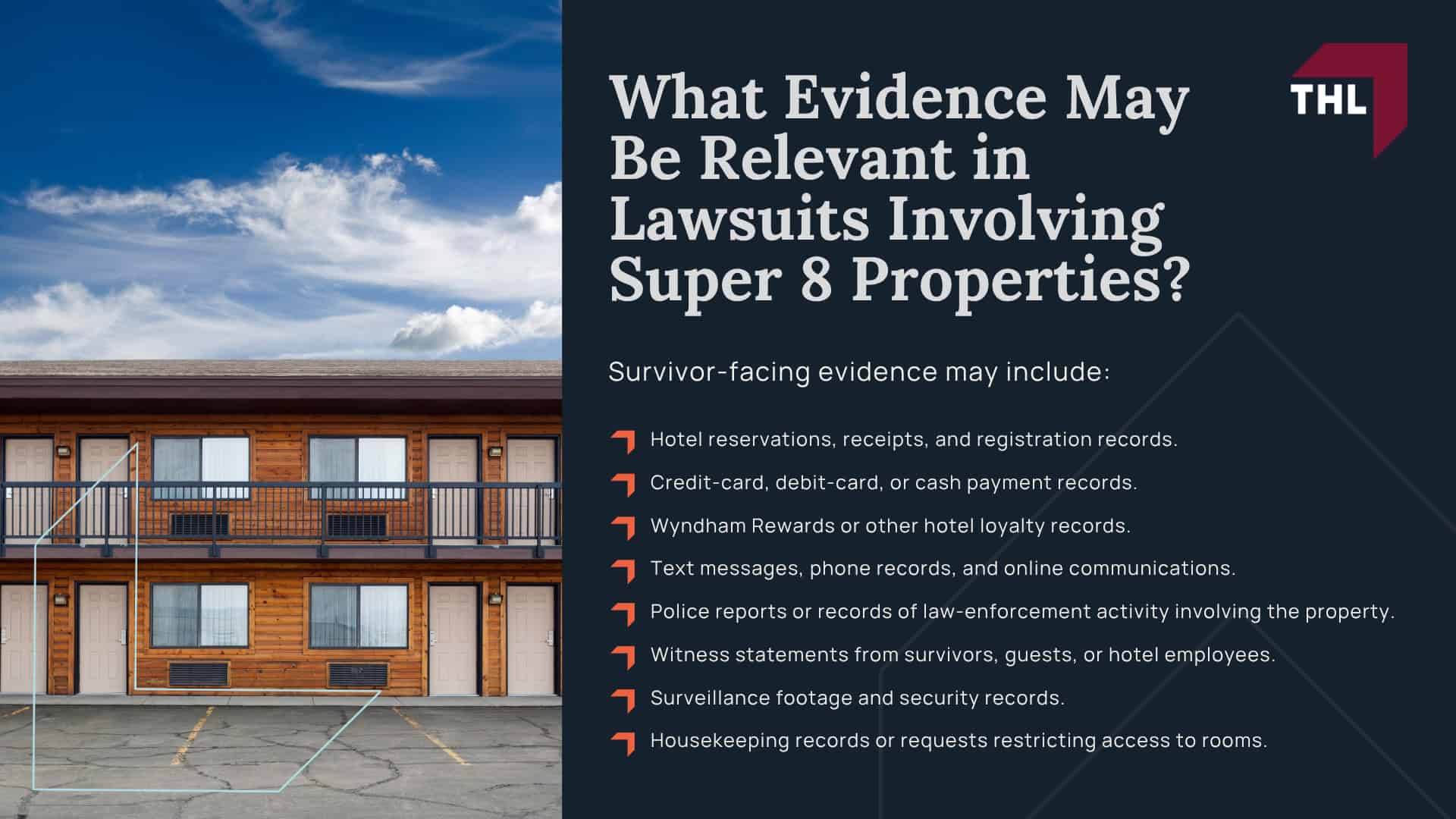 Super 8 Hotel Human Trafficking Lawsuit Overview; Who Owns Super 8; Can Wyndham or Super 8 Worldwide Be Liable for Trafficking at a Franchised Super 8; What Evidence May Be Relevant in Lawsuits Involving Super 8 Properties