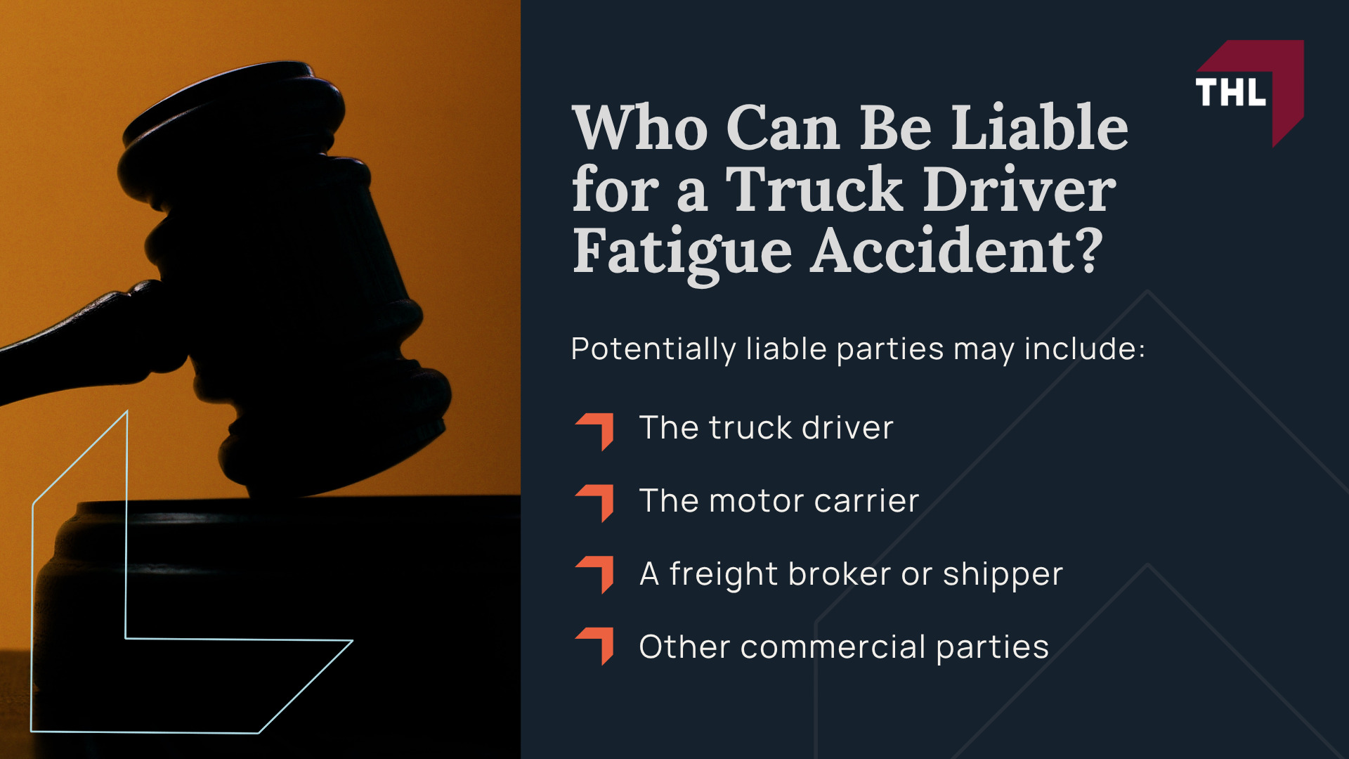 What Are Hours-of-Service Rules; What is the FMCSA and Why Does It Regulate Truck Driver Fatigue; How Fatigue Affects Truck Drivers; Common Causes of Truck Driver Fatigue; Preventing Truck Driver Fatigue; Can Truck Drivers Legally Extend Their Driving Hours; How Hours-of-Service Violations Help Prove Negligence; Who Can Be Liable for a Truck Driver Fatigue Accident