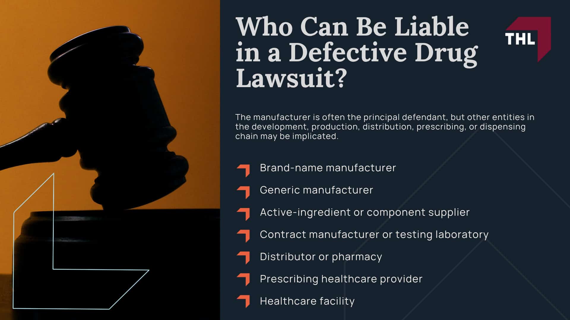 A General Overview of Dangerous and Defective Drug Lawsuits; Who Can File a Dangerous Drug Lawsuit; What Are the Main Types of Defective Drug Lawsuits; Who Can Be Liable in a Defective Drug Lawsuit