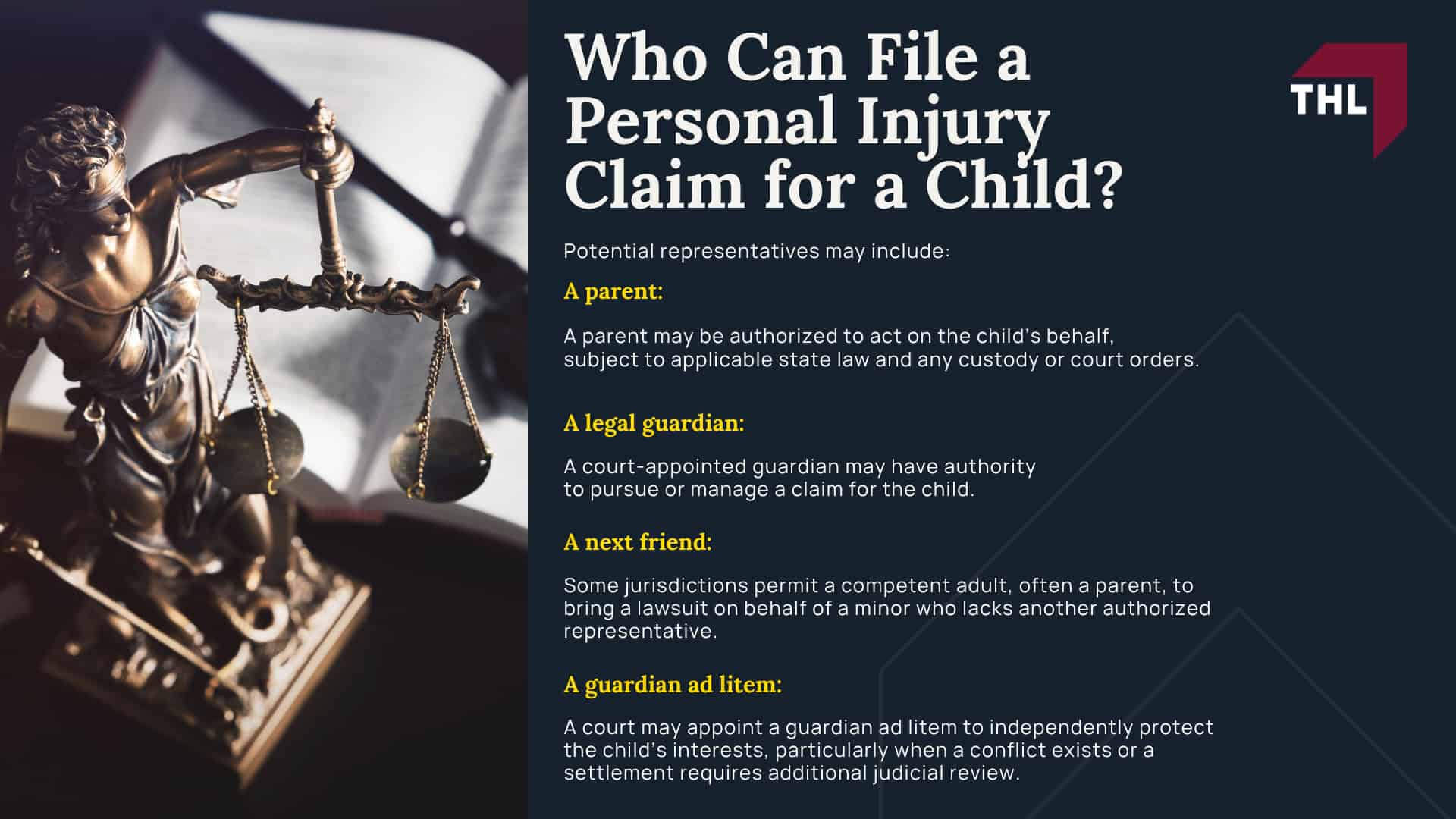 What Is a Child Personal Injury Claim; Who Can File a Personal Injury Claim for a Child