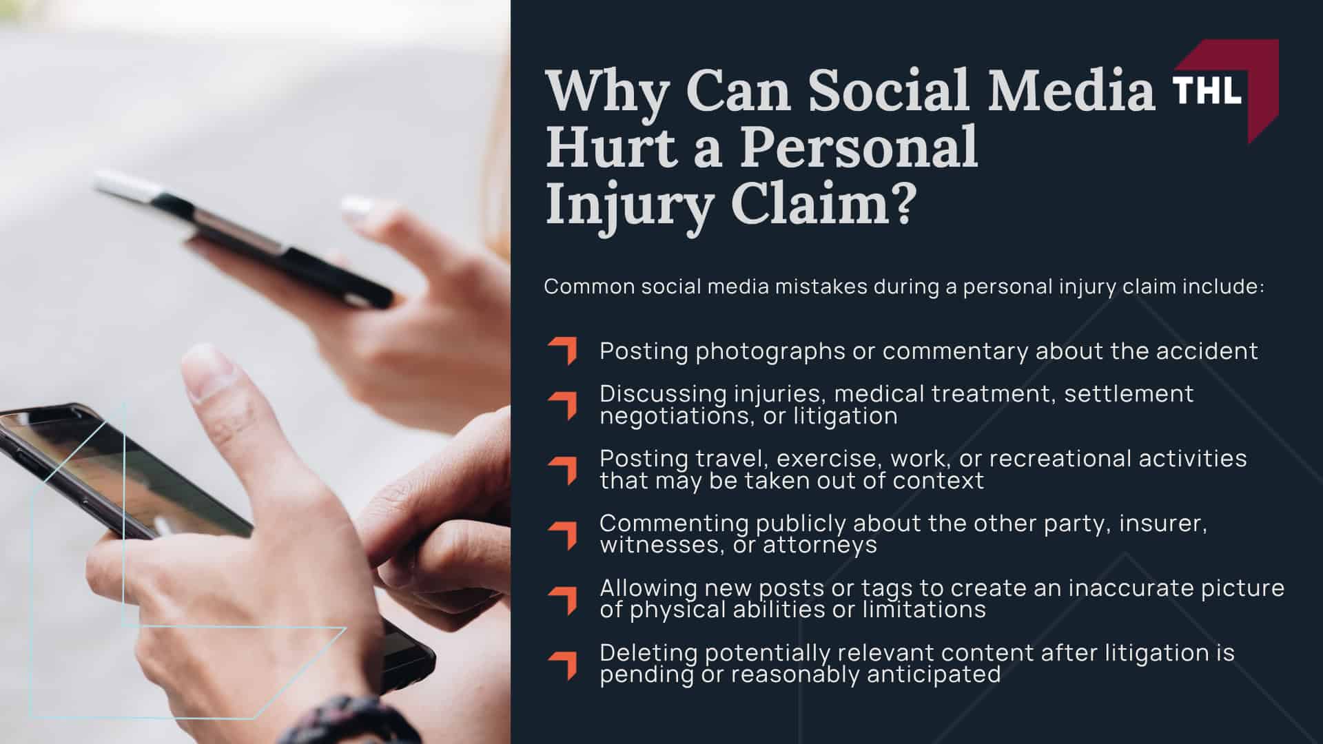 Mistakes to Avoid in a Personal Injury Claim_ Overview; Should You Get Medical Treatment Immediately After an Injury; What Should You Say About Fault After an Accident; Should You Talk to the Insurance Adjuster; Why Can Social Media Hurt a Personal Injury Claim